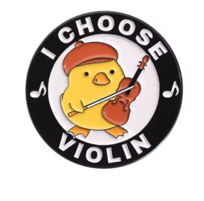 I Choose Violin Pin