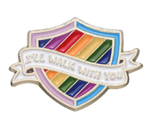 I'll Walk With You Pin