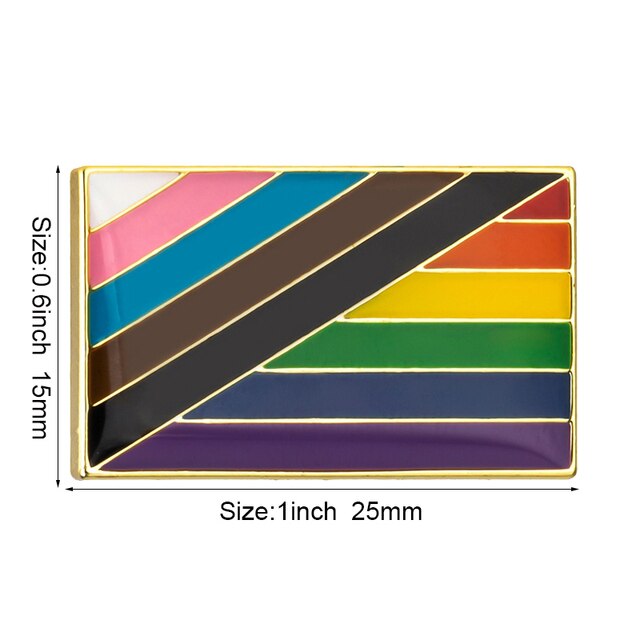 Progress Pride Flag Pin