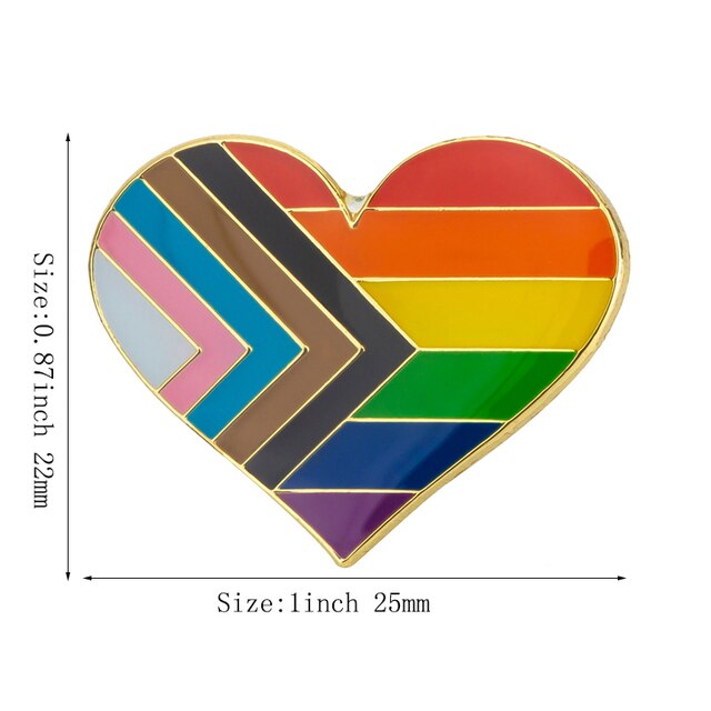Pride Heart Pin