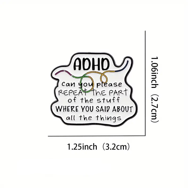 Relatable ADHD Pin