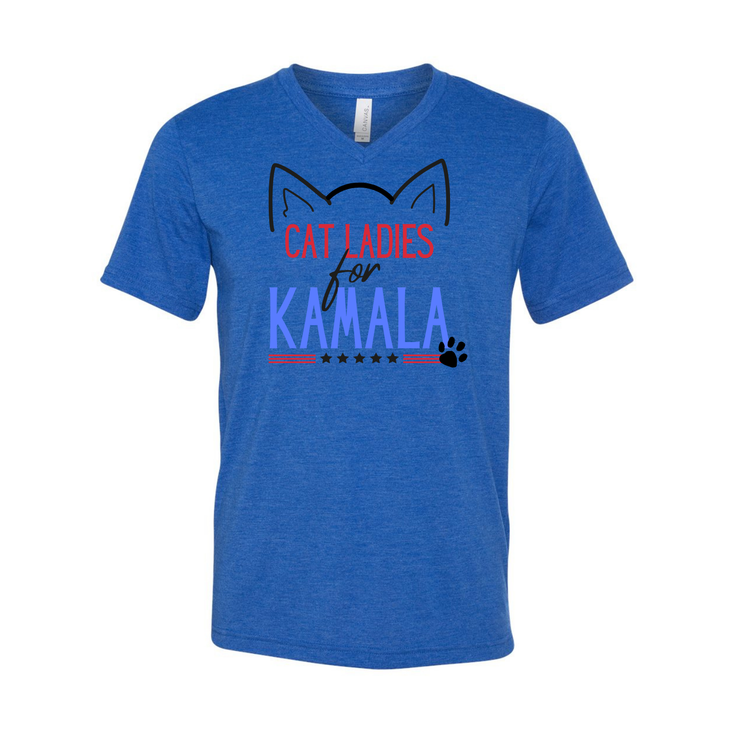 Cat Ladies for Kamala Shirt - Black Cat Ears