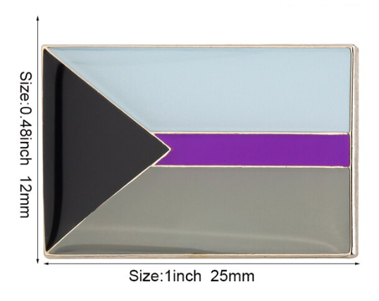 Demisexual Pride Flag Pin
