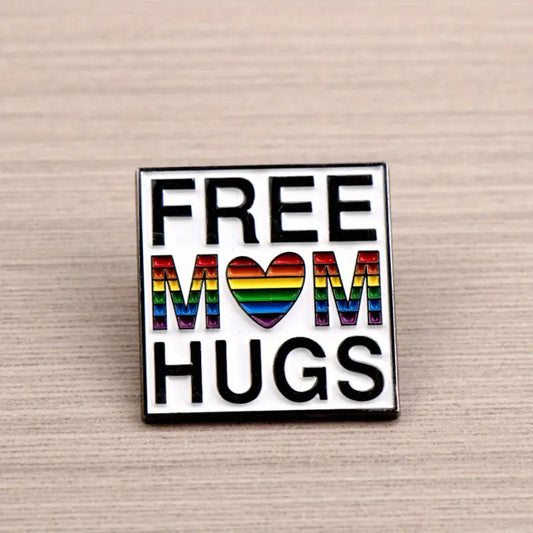 Free Moms Hugs Pin