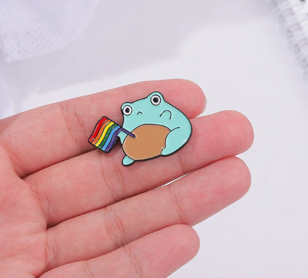 Pride Frog Pin