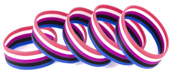 Silicone Pride Bracelet