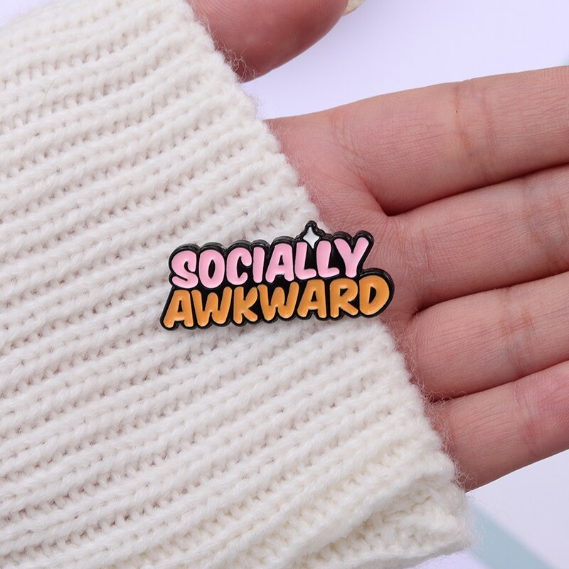 Socially Awkward Pin