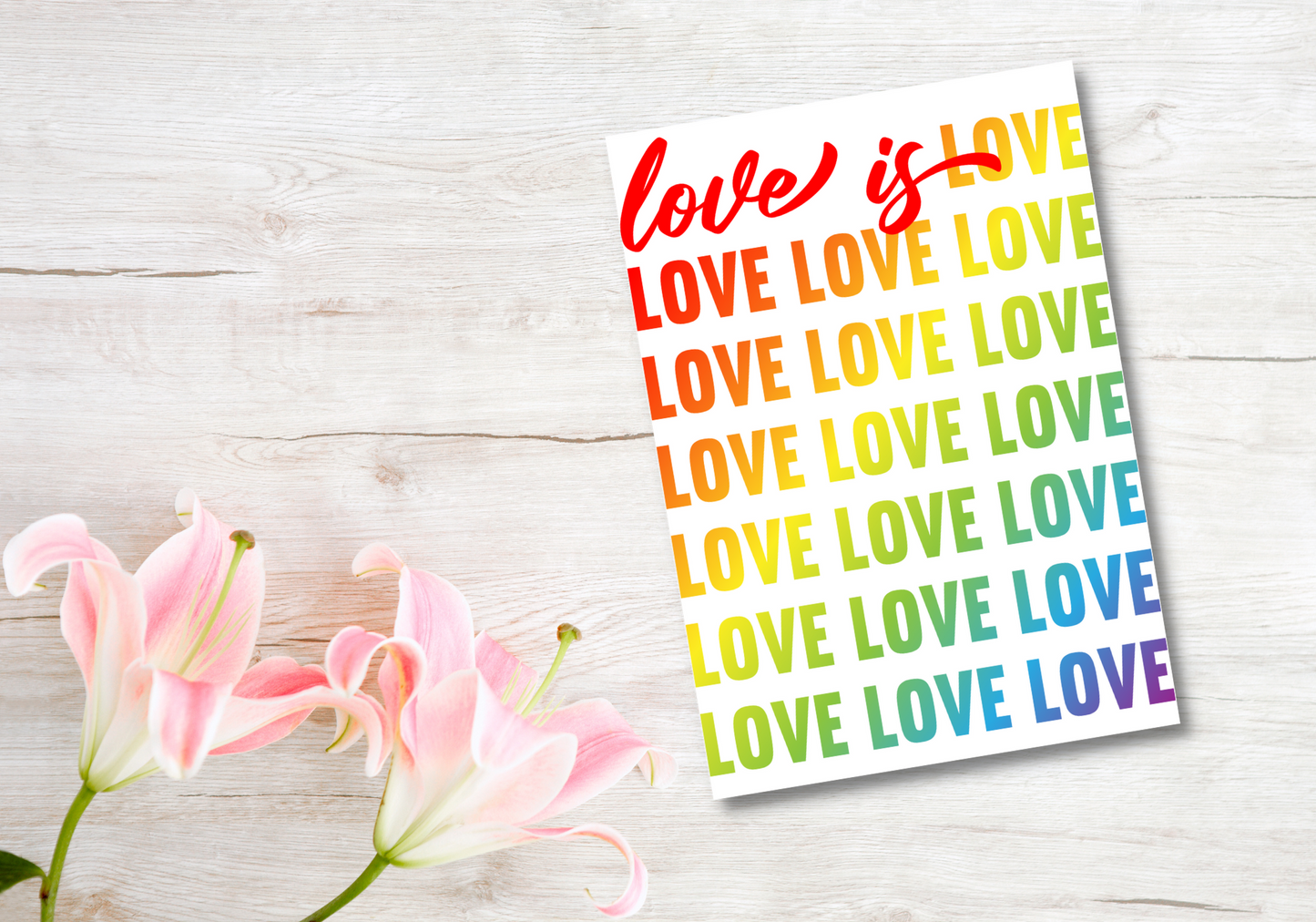 Love is Love Card
