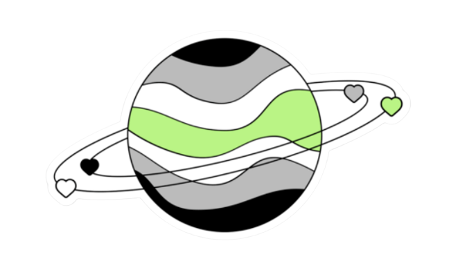 Pride Planets Stickers