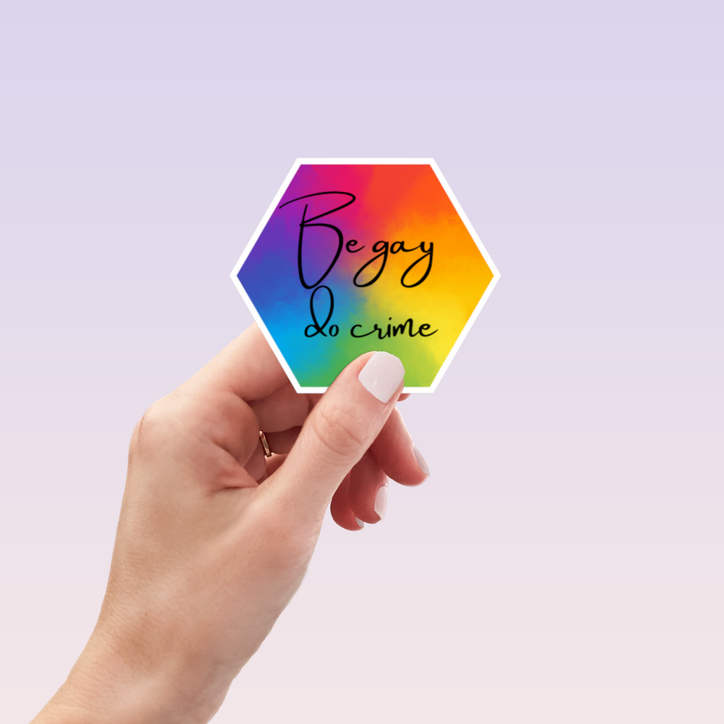 Be Gay Do Crime Sticker