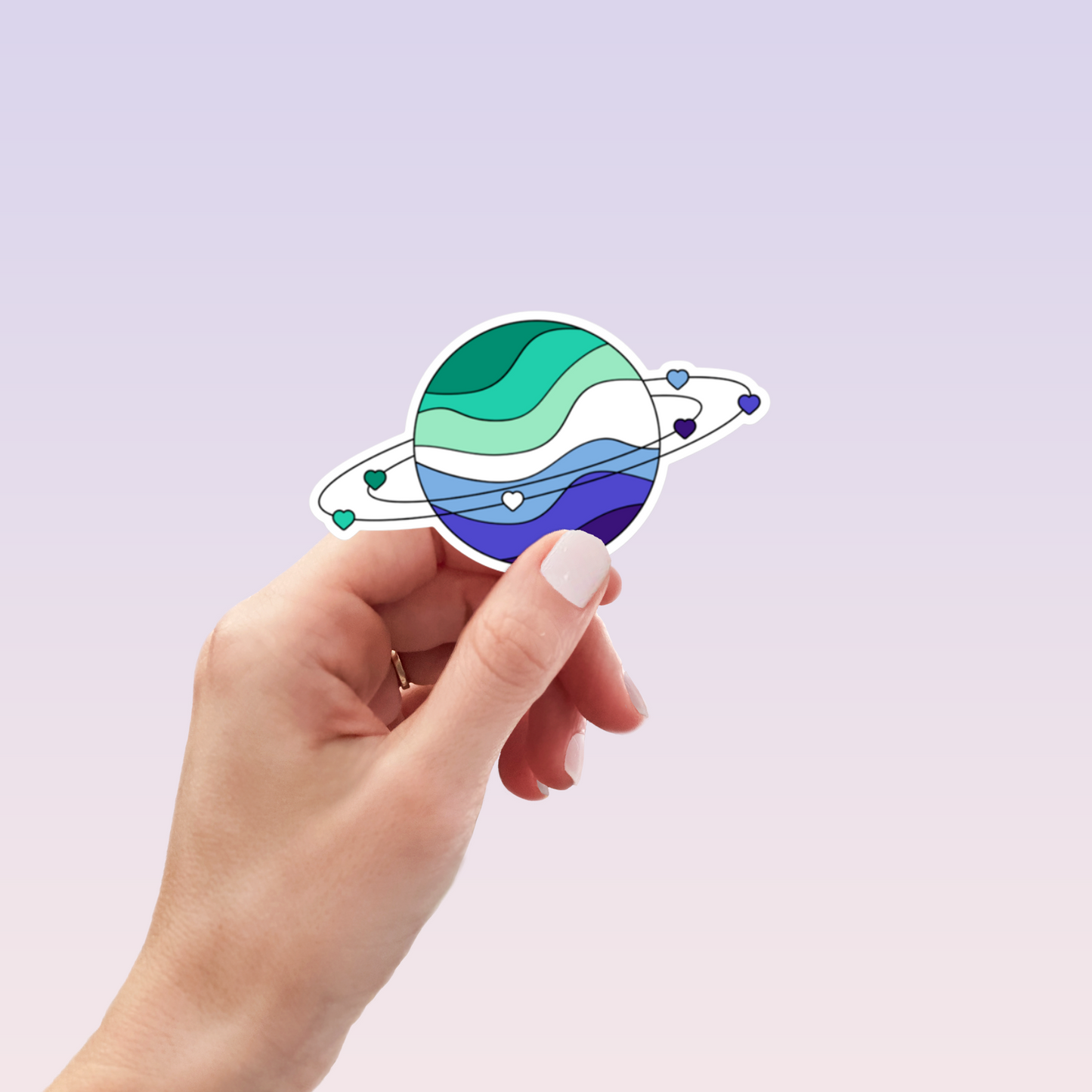 Pride Planets Stickers