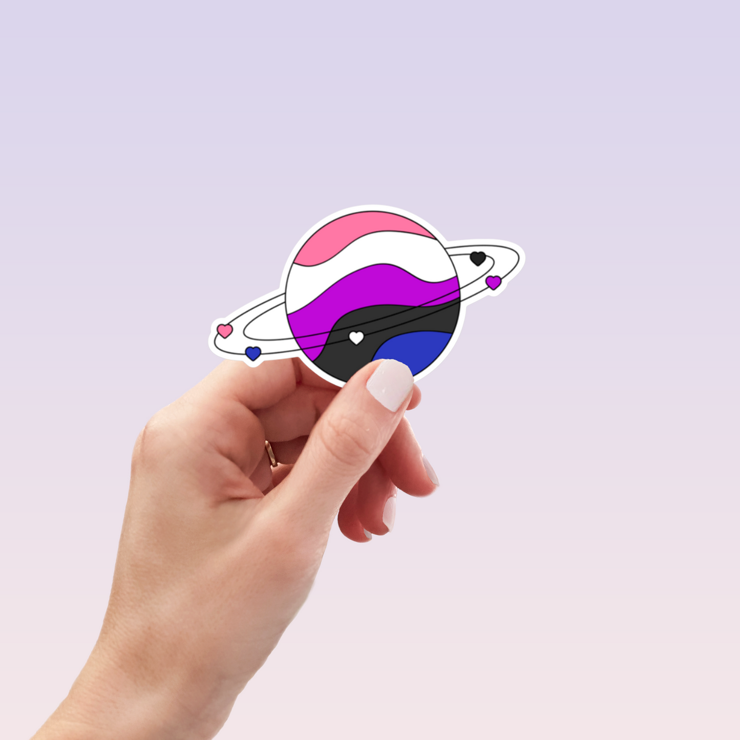 Pride Planets Stickers