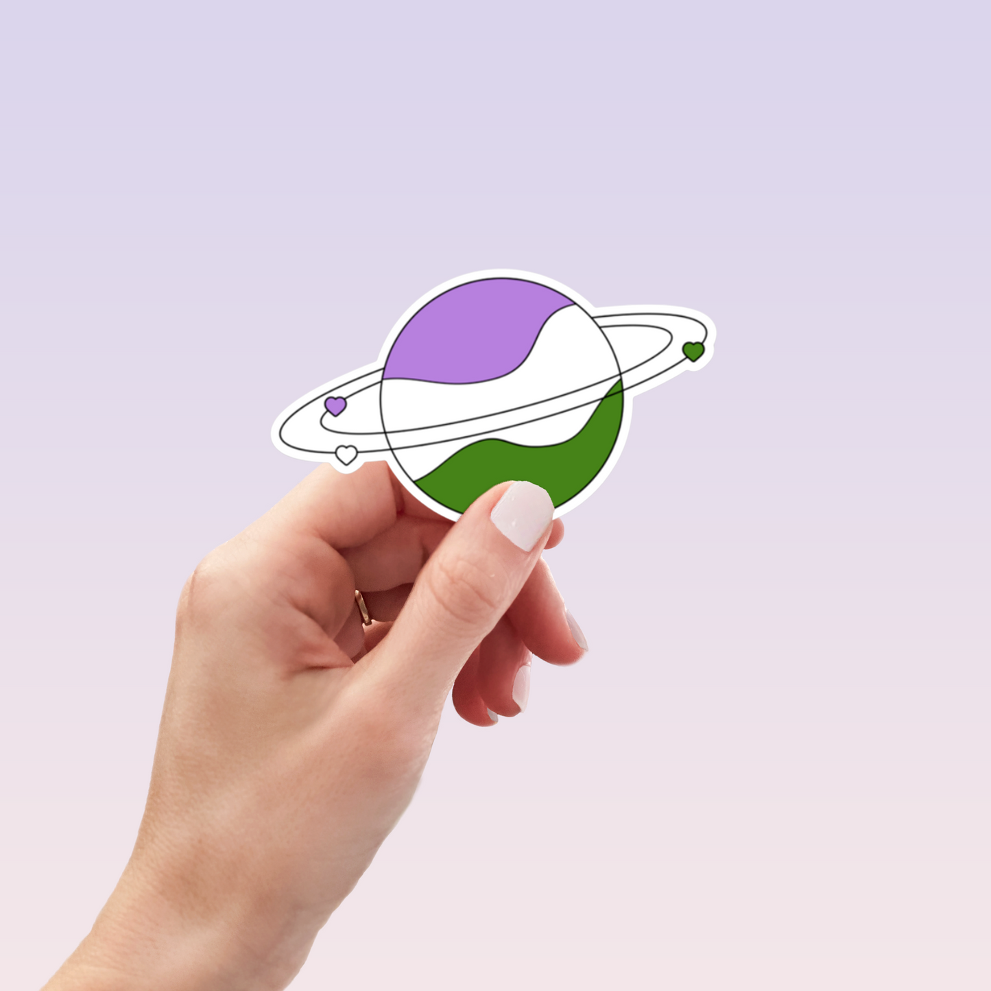 Pride Planets Stickers