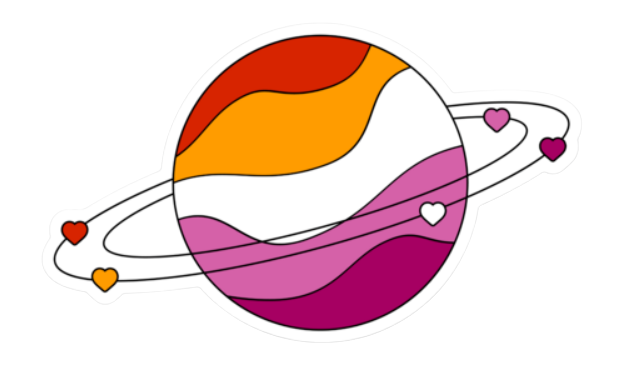 Pride Planets Stickers
