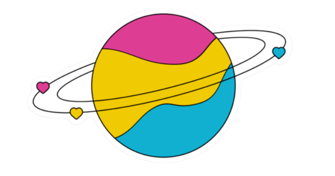 Pride Planets Stickers