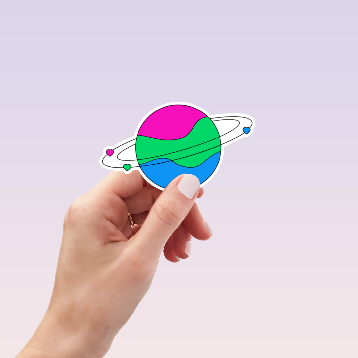 Pride Planets Stickers