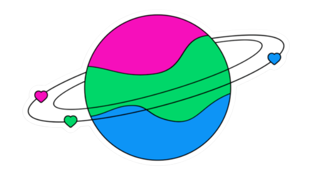 Pride Planets Stickers