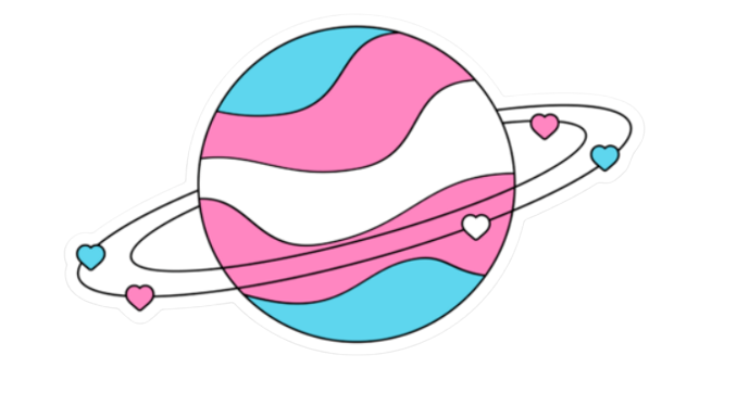 Pride Planets Stickers