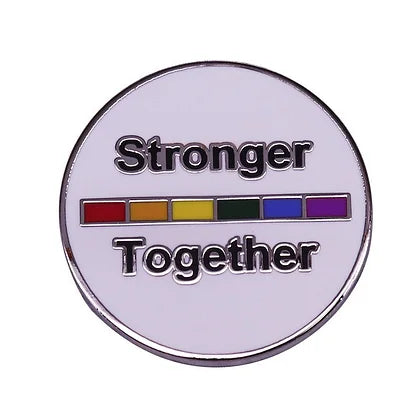 Stronger Together Pin