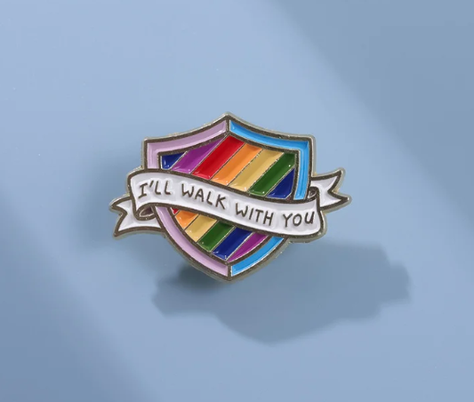 I'll Walk With You Pin