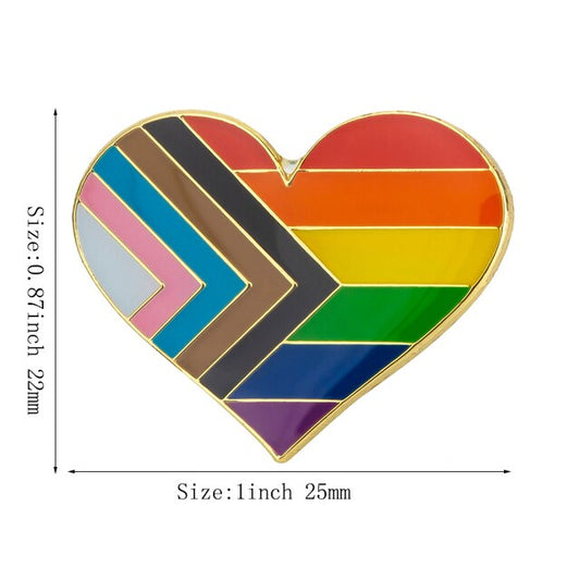 Pride Heart Pin