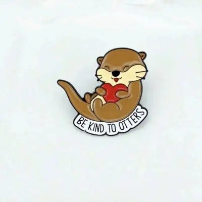 Be Kind To Otters Pin