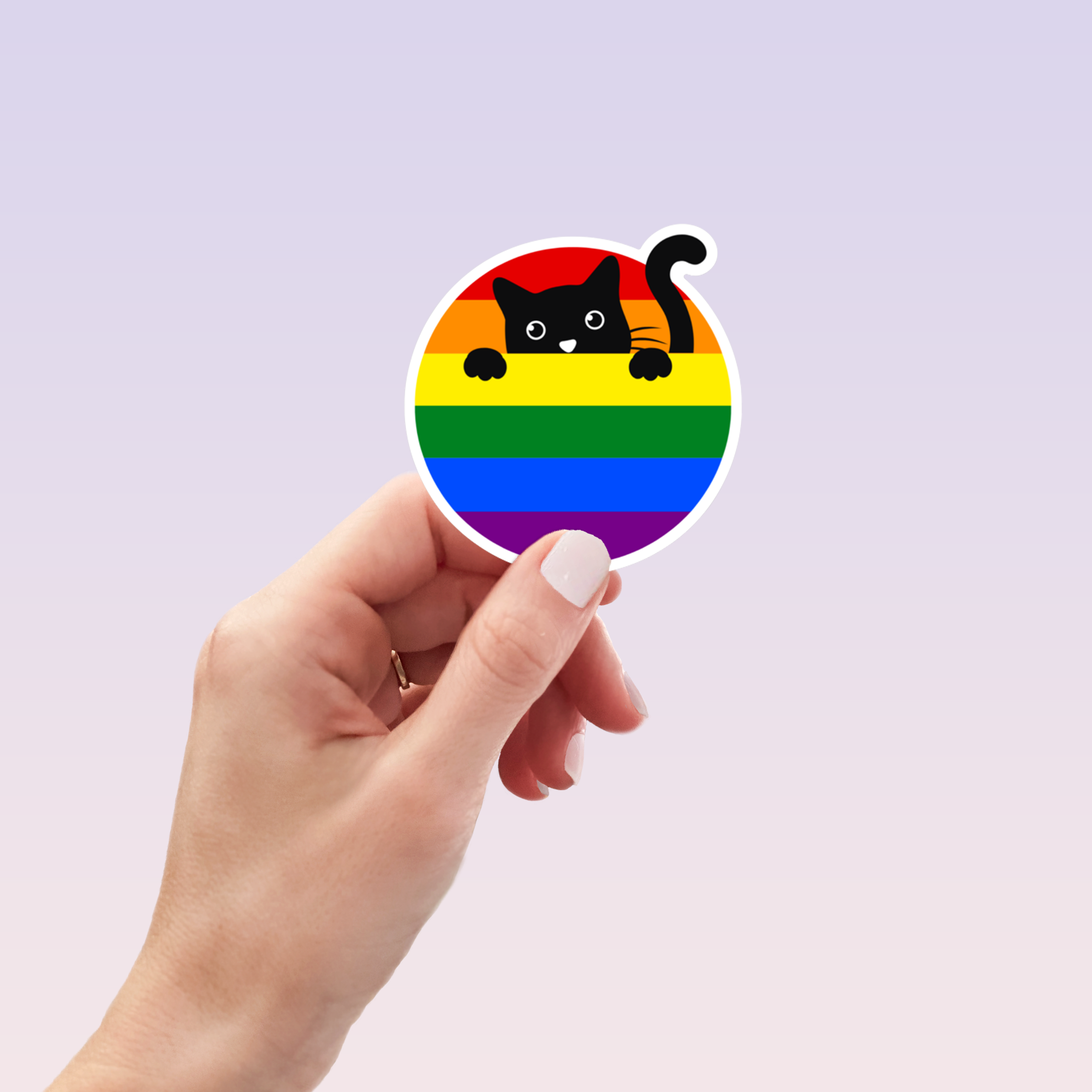 Catbert Sticker Cat Sticker – RainBee Designs LLC