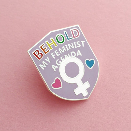 Feminist Agenda Pin
