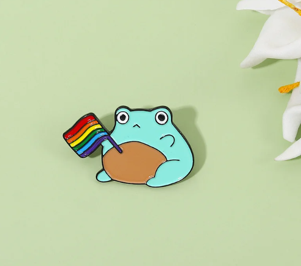 Pride Frog Pin