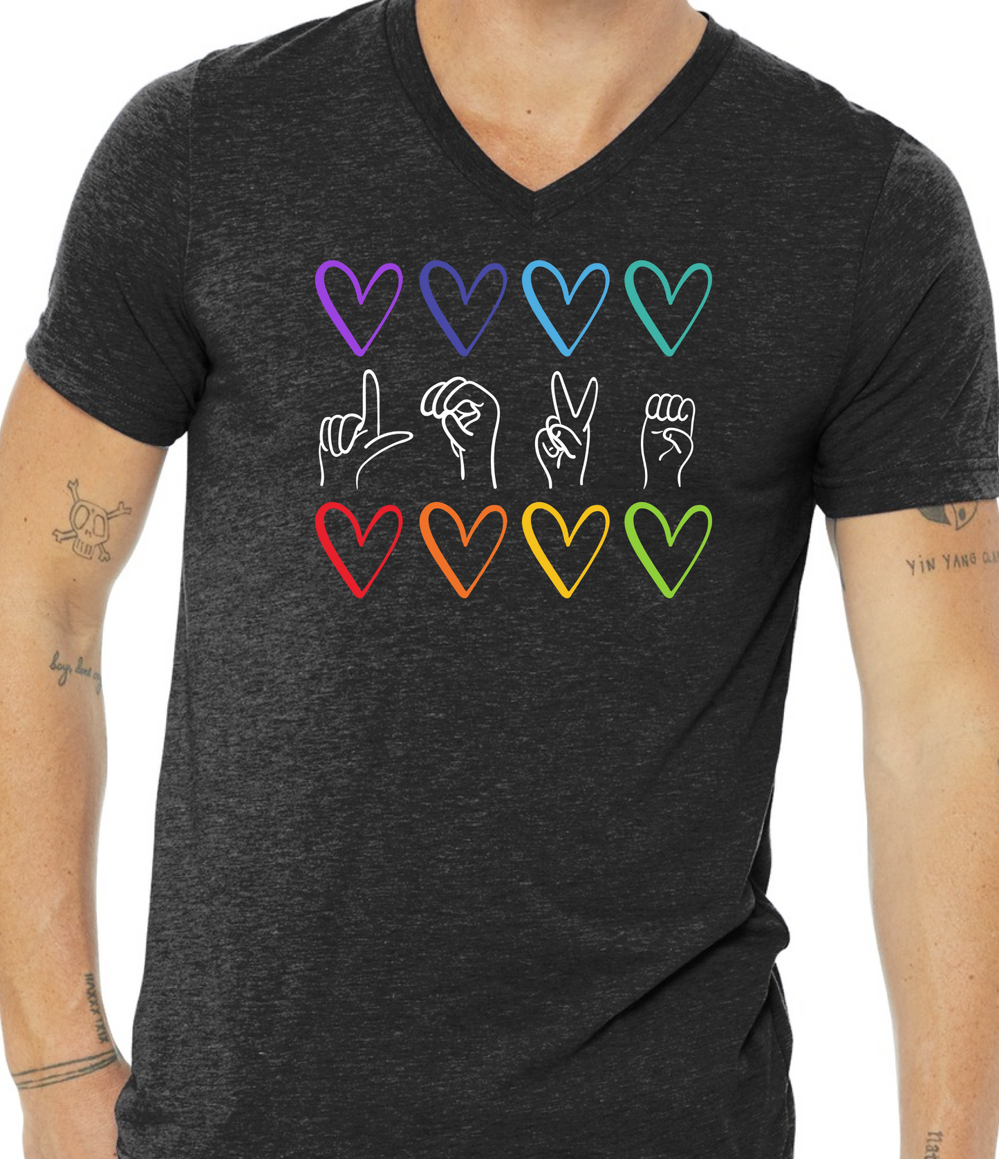 Rainbow Sign Language Love T-Shirt