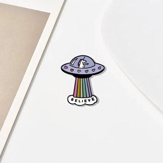 Unicorn Believe Pin