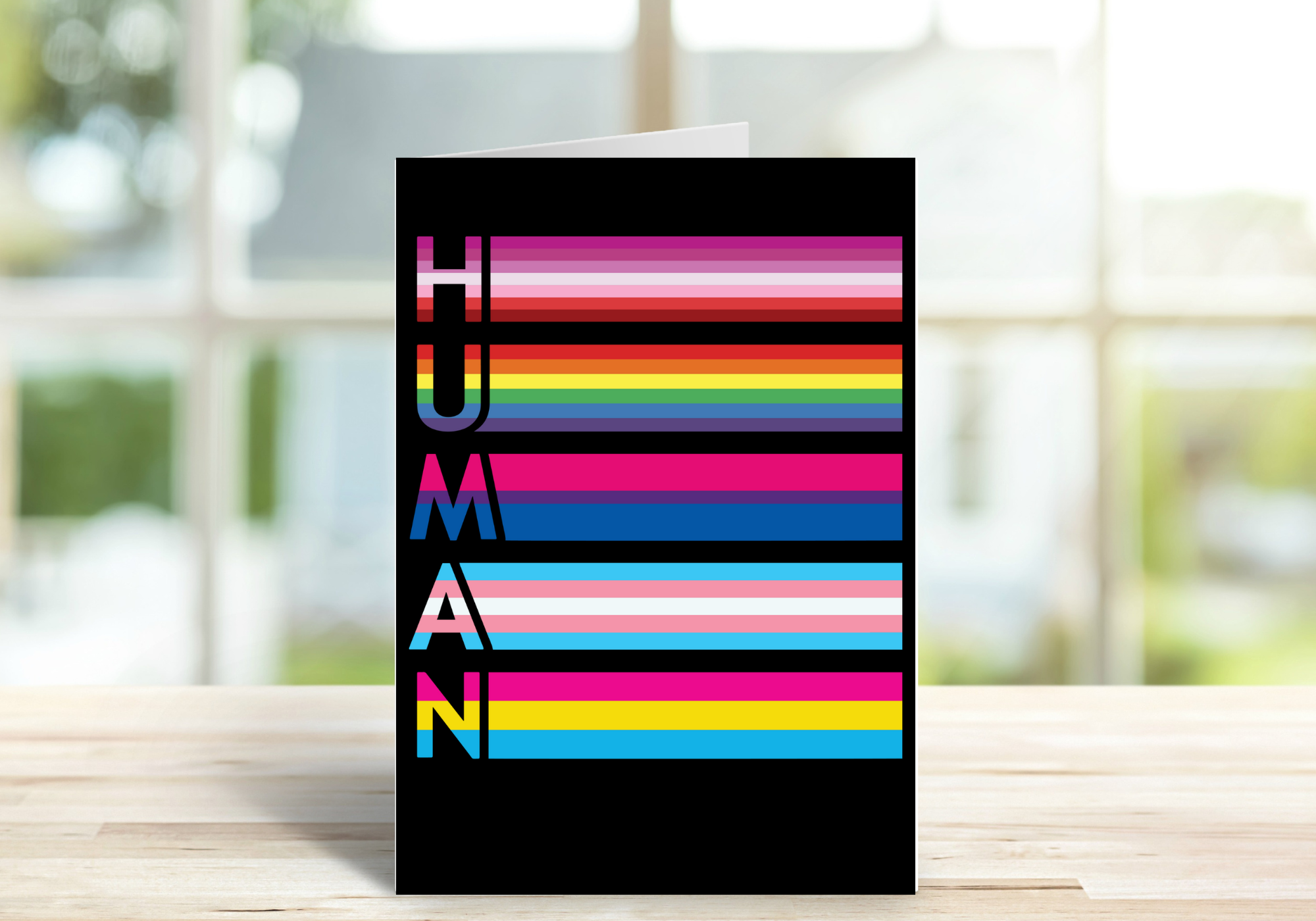 HUMAN Card – RainBee Designs LLC