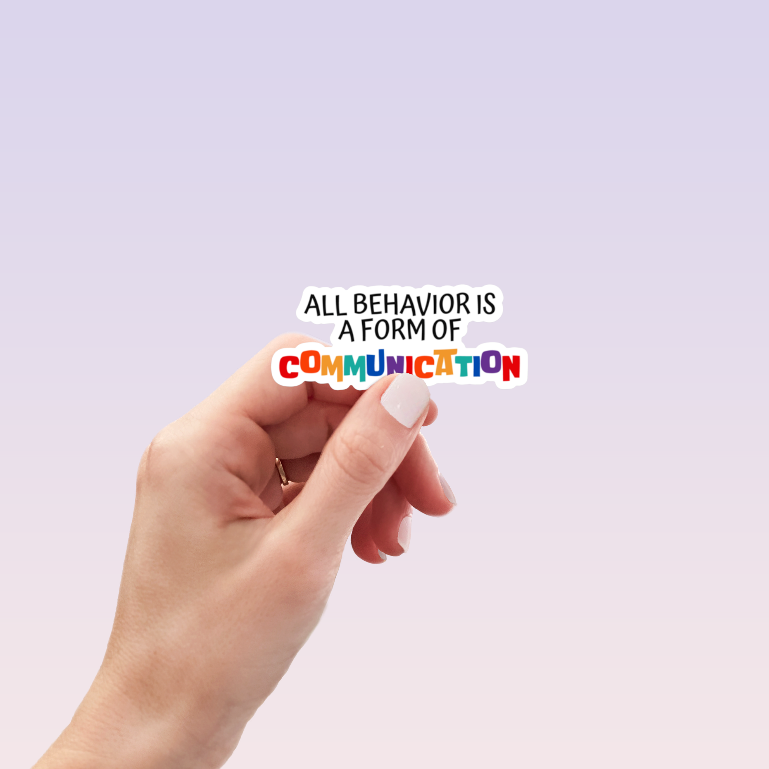 Behavior Communication Sticker – RainBee Designs LLC