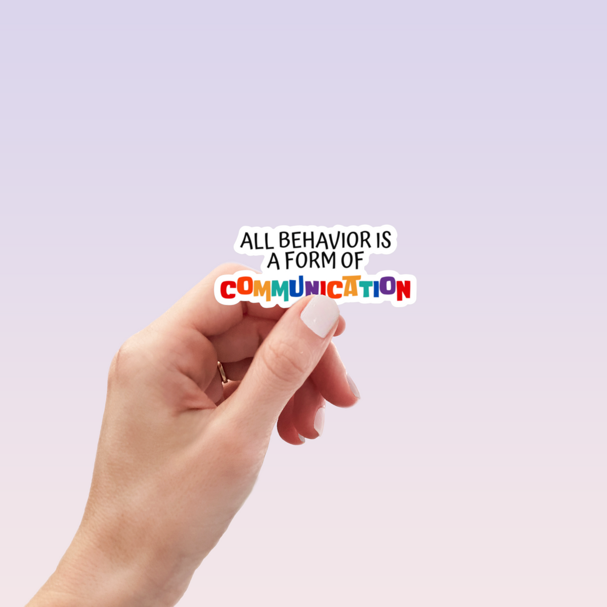 Graphics Communication Sticker Behavior Communication Sticker – RainBee Designs LLC