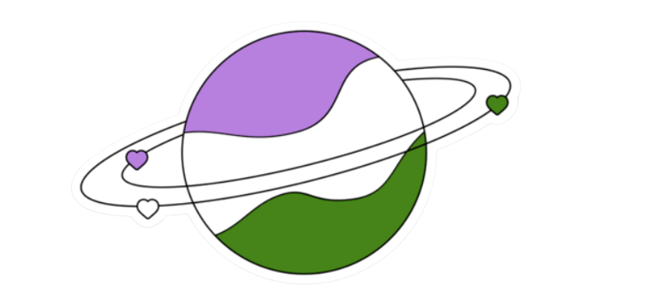 Pride Planets Stickers