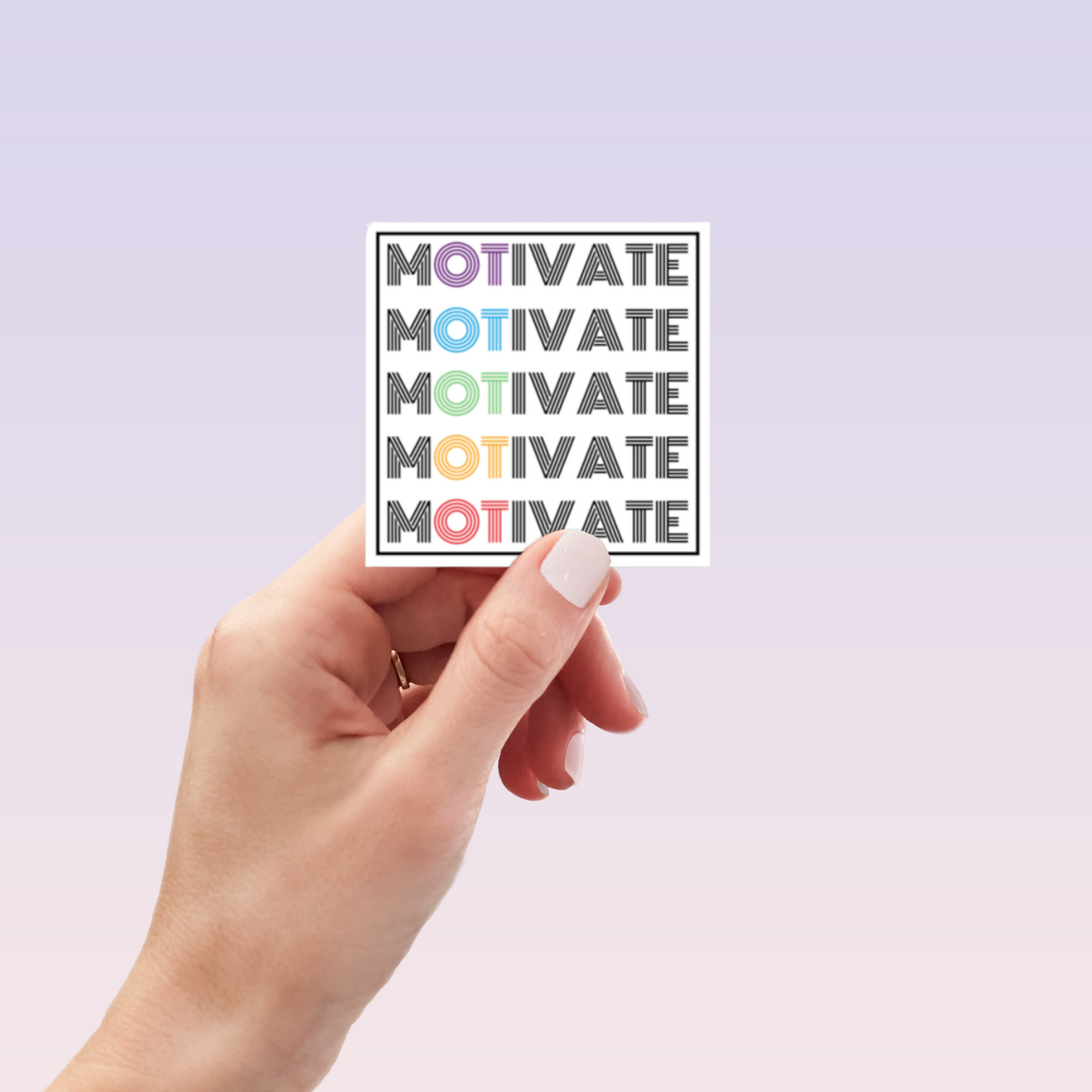 MOTivate Sticker