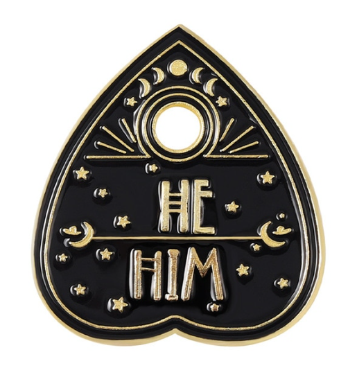 Ouija Board Pronoun Pin