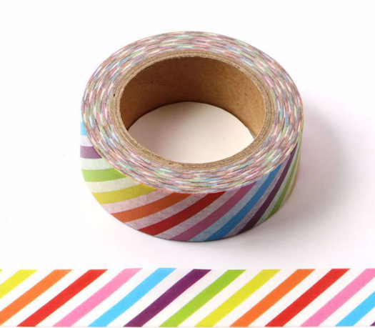 Rainbow Stripes washi tape