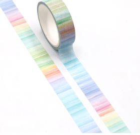 Rainbow Watercolors washi tape